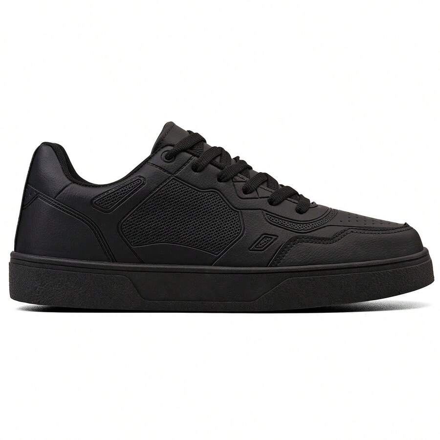 Astra Men's Casual Original Sneaker Street Skate Shoes R14557 - Black Black - View 1