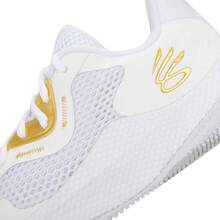Under Armour Zapatillas de baloncesto Curry, livianas, flexibles y transpirables, estilo #3026275-101, para hombres y mujeres - Blanco - Ver 3