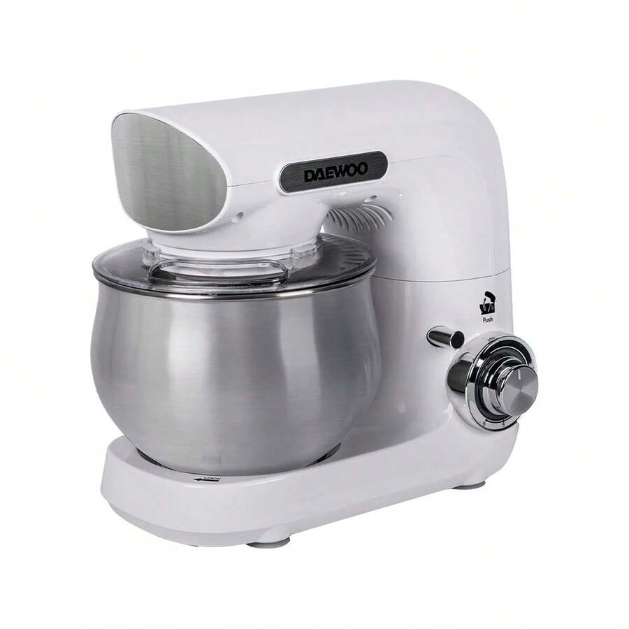 Batidora de pedestal Daewoo blanca DSX-5035 utensilio de cocina profesional potencia alta diseño ergonómico control múltiple fácil limpieza batidora eléctrica doméstica - Blanco - Ver 1
