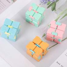 1 pièce Cube 2x2x2, cube magique créatif et infini, couleurs macarons, exercice des doigts, soulagement du stress, vente en gros