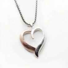 Women's Fashion Heart Pendant Necklace, Elegant Choker Necklace