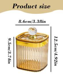 1pc/4pcs Custom Storage Jars, Personalized Custom Plastic Storage Jars, Minimalist Transparent Moisture-Proof Sealing Boxes, Suitable For Kitchen Storage Boxes, Spice Storage Boxes, Cleaning Swab Storage Boxes, Minimalist INS Style, High-Quality Storage Jars, Family Storage Classification, Home Decoration, Categorized Storage, Cosmetic Storage, Gifts For Mom, Gifts For Him.