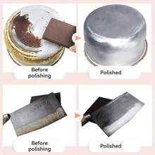 5/10pcs Diamond Emery Sponge Scrubber, Kitchen Cleaning Tools, Pot Pan Rust Remover Abrasive Sponge Blocks