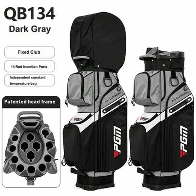 Bolsa de golf antichoque PGM QB134/QB174, bolsa impermeable para palos de golf para hombres y mujeres