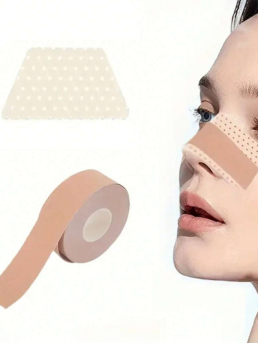 2 paquetes de kit de remodelado y levantamiento de la nariz - Tablilla termoplástica reutilizable y cinta facial, sin alcohol, accesorios de cuidado de belleza sin electricidad, aptos para uso diario