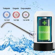 Dispensadores de agua eléctrico bomba garrafón recargable USB dispensador portátil parabotellas agua hogar oficina cocina tecnología moderna fácil uso transporte limpieza eficiente - Blanco - Ver 2