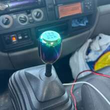 1 Pc Car Gear Shift Knob Egg Shape Decor, Available In Multiple Colors