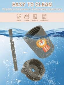 1 pezzo Mini tazza con cannuccia in silicone, 180ml/6oz, tazza per bere acqua per neonati principianti, tazza con cannuccia in silicone per bambini, pratica tazza di addestramento all'alimentazione, prima fase