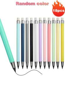 12 قلم رصاص لا حدود له مع ممحاة - دائم بقوة HB رائع للرسم والتلوين والمدرسة، لوازم مدرسية | أقلام ملونة | أقلام رصاص، أطقم أقلام