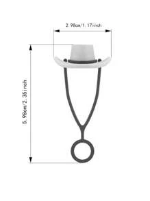 1 /4pcs-Cowboy Hat Straw Head Cover, Silicone Reusable Dust-Proof Straw Cover, Cute Silicone Cup Straw Cover - Protect Straw, Cup Accessory, Silicone Cowboy Hat Straw Cover, Gift For Men And Women, Cute And Funny Straw Cover, Easy To Install.