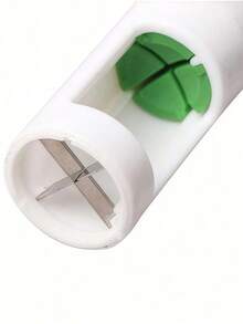 1/2个手动葡萄切片器 - 创意厨房水果工具，非电动塑料手持式水果切割器 - 彩色 - 查看 11