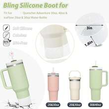 3PCS Flower Straw Cover Cap 6PCS Silicone Spill Proof Stopper 1PCS Bling Silicone Boot Sleeve Reusable Silicone Straw Topper Tips Lids Cups Accessories