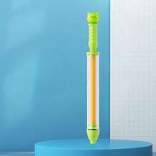 Cañón de agua de fuegos artificiales, juguete de agua para niños, cañón de agua de gran capacidad y con rociador de agua, juego de agua de verano, herramienta mágica para guerra de agua, llenado de agua rápido, diseño brillante rosa y amarillo, acción de rebote para niños, piscina, playa, imprescindible para el juego de agua de verano en el patio trasero, juguete de batalla de agua duradero