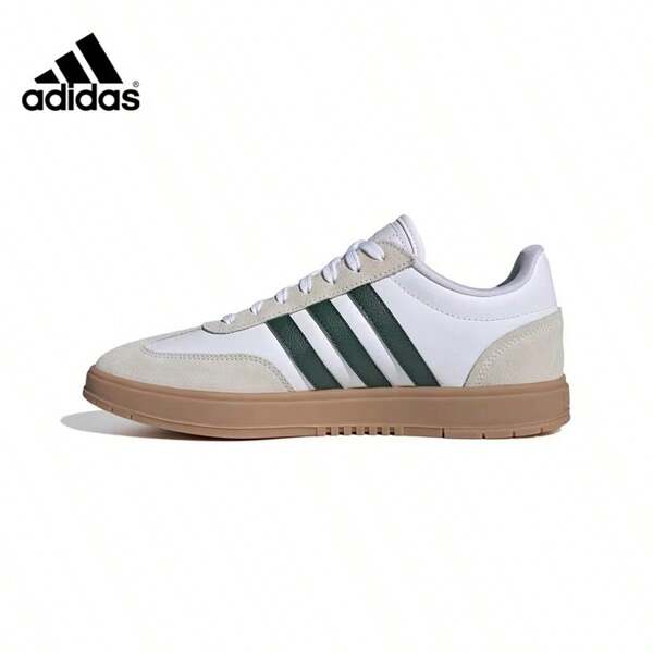 Adidas Tênis Adidas Classic Simple Branco Unissex, Tênis de Tênis Série GRADAS, Tênis Esportivo Casual de Cano Baixo, IE9043