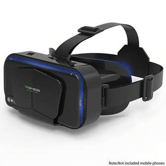 YIYI Virtual Reality VR Headset 3D Glasses Headset And VR Remote Control Helmets VR Goggles For TV , Movies & Video Games Compatible IOS, Android &Support 4.7-7 Inch