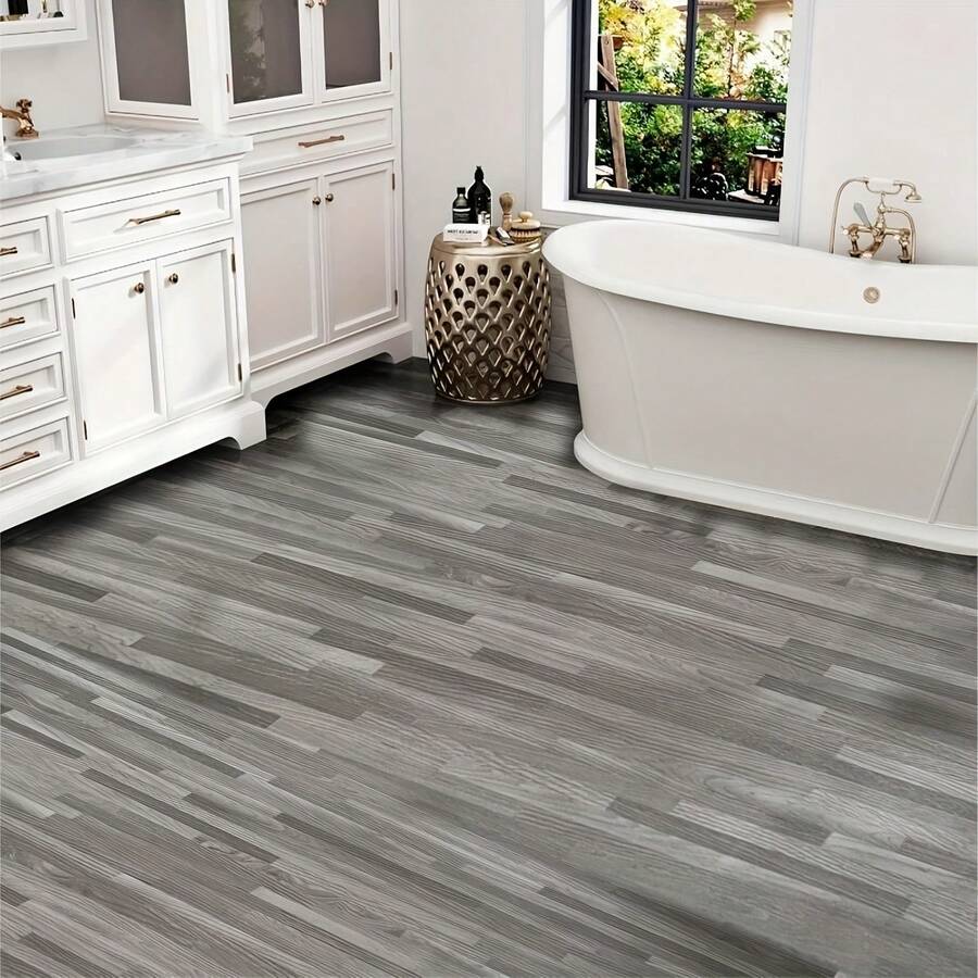 1 Cuộn Gạch Lát Sàn Vinyl Tự Dính Dày - Sàn PVC Có Thể Tháo Rời, Thích Hợp Cho Nhà Bếp, Phòng Ngủ, Phòng Khách, Trang Trí Nội Thất, Có Thể Dùng Như Giấy Dán Tường, Gạch Lát Sàn Trang Trí Nhà Cửa, Giấy Dán Tường Tự Dính Dễ Lắp Đặt, Thích Hợp Cho Trang Trí Phòng, Trang Trí Tường, Trang Trí Nhà Bếp, Gạch Lát Sàn, Gạch Lát Sàn Tự Dính, Trang Trí Phòng Khách
