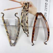 3 stuks/2 stuks grote bananenhaarspelden, geschikt voor dik haar, golvende haarspelden, haarklemmen, haarspelden voor knotten, knotten, paardenstaarten, alledaagse decoratie, casual en elegante stijl
