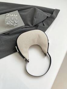 时尚休闲简约小众设计个性化纹理女士单肩包