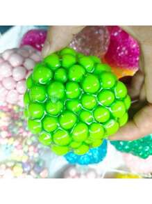 1/2/3 piezas Pelotas de estrés de colores para adultos, pelotas con forma para que los adultos las manipulen para aliviar el estrés, pelotas adhesivas de manipulación, pelotas de apretón de colores