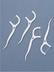 50/100 peças de palitos para fio dental, palitos para limpeza dos dentes, escova interdental, palito para fio dental, cuidados com a higiene bucal