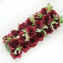 Artificial Flower Wall, Aisle Decor, Arch Decor For Wedding Ceremony - Multicolor - View 11