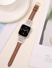 Smart Watch Strap - Brown/Starlight - View 4