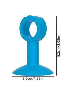 1 pieza Almohadilla de silicona suave y amortiguadora para manijas de puertas, tope de puerta silencioso con almohadilla de pared, tope de puerta de silicona adhesiva