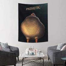1pc Abstract Duck Print Tapestry, Polyester Wall Hanging Decor For Living Room, Bedroom, Office, Party Decoration, Rectangular Kitchen Wall Hanging With Drapes, Includes 3 Wall Nails And 2 Clips