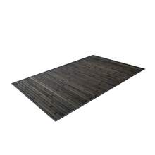 Acomoda Textil Alfombra de Bambú Natural Ecológica para Interior y Exterior. Alfombra Resistente, Antideslizante y Cómoda para Dormitorio, Salón y Jardín. (Gris Oscuro, 60x90 cm) - Gris Oscuro - Ver 2
