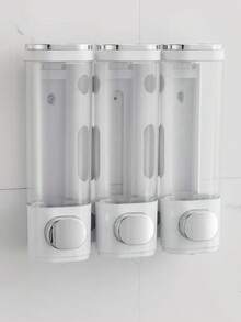 1 件壁挂式皂液器、手动液体皂液器、300 毫升洗发水/沐浴露皂液器、浴室皂盒、浴室配件、家居装饰、家居用品家居浴室装饰秋季装饰返校 - 彩色 - 查看 14