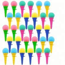 2/5/10/20pcs Ice Cream Ball, Practical Prank Prop, Soft Sponge Ball, Fun Gift, Birthday Gift, Party Supplies, Gift Filler - Multicolor - View 7