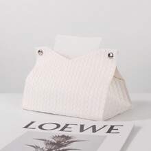 1pc Leather Tissue Box Waterproof Kitchen Accessories,Decorative Tissue Box,Napkin Holder For Table,Tissue Box Bathroom