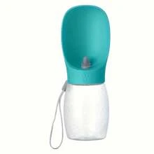 Leak-Proof Pet Water Bottle - Durable Plastic Pet Hydrator With Ergonomic Handle And Anti-Spill Design, Suitable For Outdoor Walking, Hiking, Travel - Available In Yellow, Blue, White, Pet Hydration Gear | Ergonomic Pet Bottle | Durable Plastic Bottle, Dog Water Dispenser