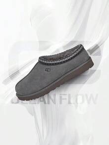 UGG Tasman II Slipper Dark Grey- Men's Cozy Indoor-Outdoor & Snow Day Wear Shoes With Cloud-Level Comfort, Low-Profile Casual Design For Autumn Winter, Back To School Event -Mother's Day Gifts-Father's Day Gift - Snow Boots-1174671 DGRY - 深灰色 - 查看 1