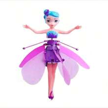 1 pieza - Hada voladora Nuevo 2025 - Dispositivo de vuelo sensorial para niños - Muñeca levitadora - Juguete de avión con control remoto para niñas para uso en exteriores - Regalo de cumpleaños - Juguete de vacaciones - Regalo de Halloween - Regalo de Navidad - Regalo perfecto