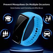 Reloj antimosquitos de mujer, Brazalete antimosquitos/insectos de tecnología para hombre, Dispositivo repelente de mosquitos portátil y a prueba de viento para exteriores, sin químicos, equipo anti-mosquitos e insectos para actividades al aire libre, regalo para familia y amigos, unisex, disponible en varios colores