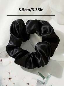 15件经典黑白棕色发圈，时尚发圈，适合发髻配饰。发饰。浴室装饰夏季