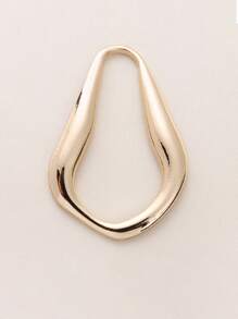 1pc Asymmetrical Metal Custom Designed Large Hijab Scarf Clip Holder Women Brooch