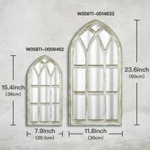 Putuo Decor 2pcs Farmhouse Style Wooden Painting Decoration With Acrylic Mirror, Wall Art Decor For Home Farmhouse Living Room Bedroom Office Studio Cafe Coffee Shop Restaurant, Gift