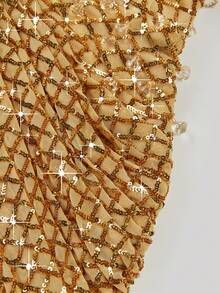 New Sexy Cropped Bandeau Evening Dress, Party Dress, Wedding Guest Dress, Prom Dress