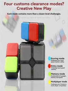 Cubo de Rubik infinito Flip Stereo 3D transformable, juguete educativo electrónico interactivo de puzle musical, gran regalo para Regreso a clases, Graduación, Temporada de Fiestas, para niños/niños/niñas