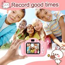 Kids' Camera Toy With Funny Monster Silicone Case, Cute Cartoon Design, Perfect Surprise Gift For Boys & Girls Ages 3-12
