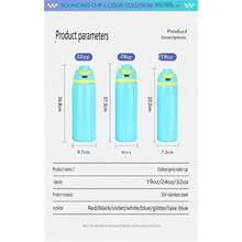 Lnsulated Stainless Steel Kettle With Straw For Sports, Travel And School,  Sports Kettle (Purple, 19oz)