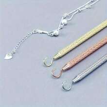1pc Stainless Steel Bracelet Fastener Assistant, Jewelry Assistant Bracelet Clasp Assistant, Bracelet And Necklace Aid Tool For Jewelry Making - Easy To Put On Bracelet Portable Bracelet Tool Jewelry And Hook Equipment Bracelet Attachment Tool, Adjustable Bracelet Fastener - Easy To Use Female Jewelry Assistant