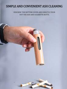 1PC Personalized Portable Ashtray - Ideal Groomsmen Gift, Wedding Favor, Father,Best Man Present - Handheld Car Ashtray, Mini Size, Custom Gift For Him