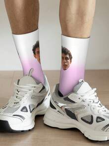 Custom Face Shaped Socks, Personalized Socks For Men And Women, Customized Photo Socks, Birthday Custom Gift Socks - Multicolor - View 2