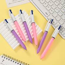 Multi-Color Ball Pens, 1.0mm Tip, 4-In-1 Retractable Cute Nurse Pens, 4 Colors In 1, Suitable For School, Student, Nurse Notes, Whiteboard, Office Supplies Back To School