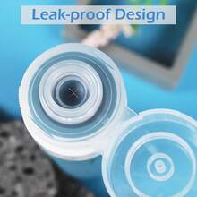 Toiletries Bottles Certified 3 Oz Leak-Proof Silicone Containers Shampoo, Conditioner, Easy To Squeeze And Portable, Travel Essentials (Pack Of 4) Black