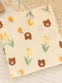 80*80cm Couverture de mousseline douce et respirante pour bébé nouveau-né, absorbante