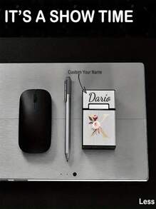 1pc Personalized Cigarette Case With Customized Engraved Text - Ideal Gift For Father, Boyfriend Or Groom - Fashionable Men's Accessory